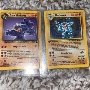 Pokémon bundle machamp/dark machamp